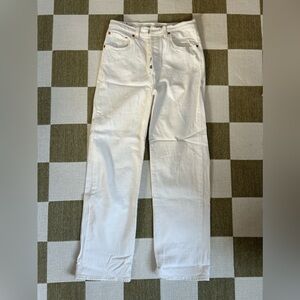 Levi’s White Straight Jeans